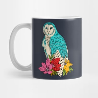 Owl Blue Ocean Mug